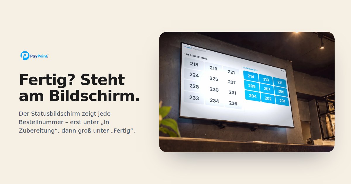 Statusbildschirm