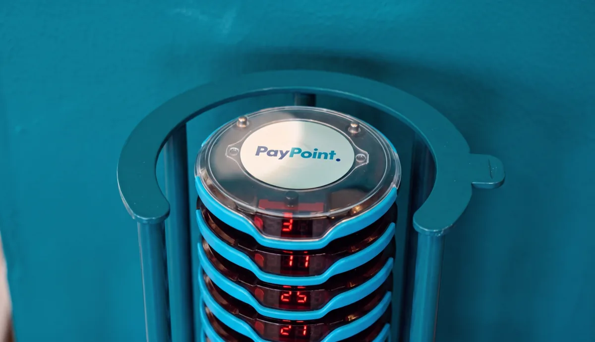 PayPoint Pager-Turm in der Ladestation