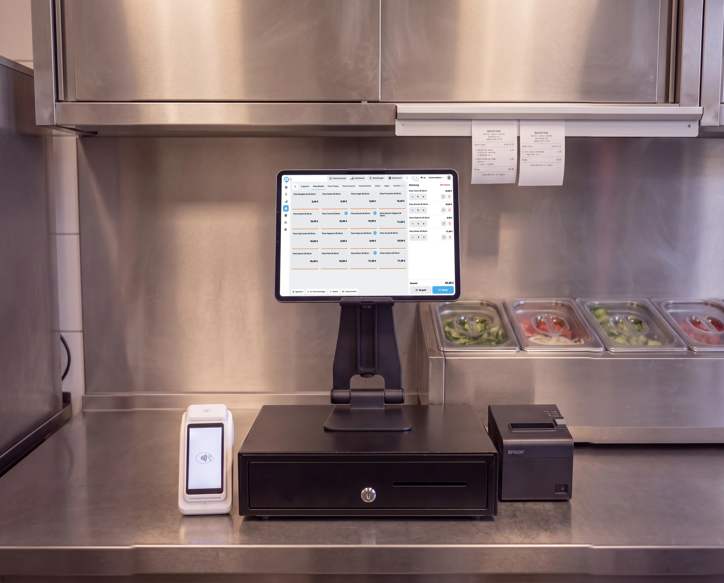 PayPoint Kassen-Set mit Kartenterminal, Kassenlade und Bondrucker