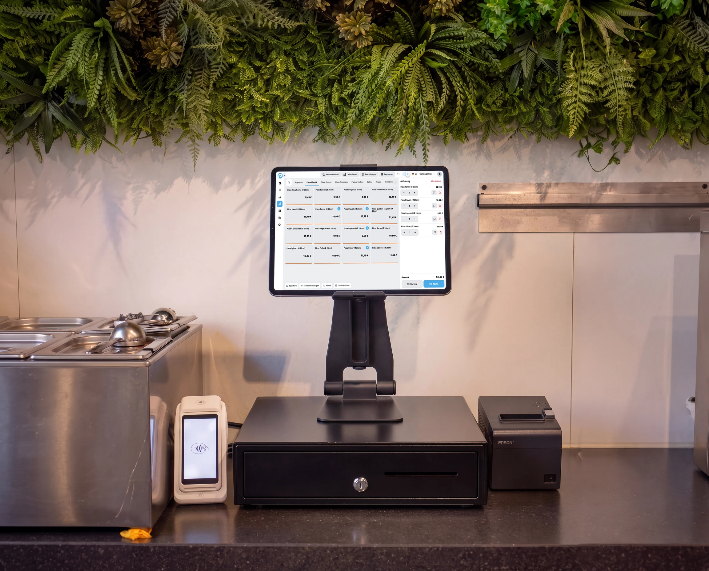 PayPoint Kasse auf der Theke
